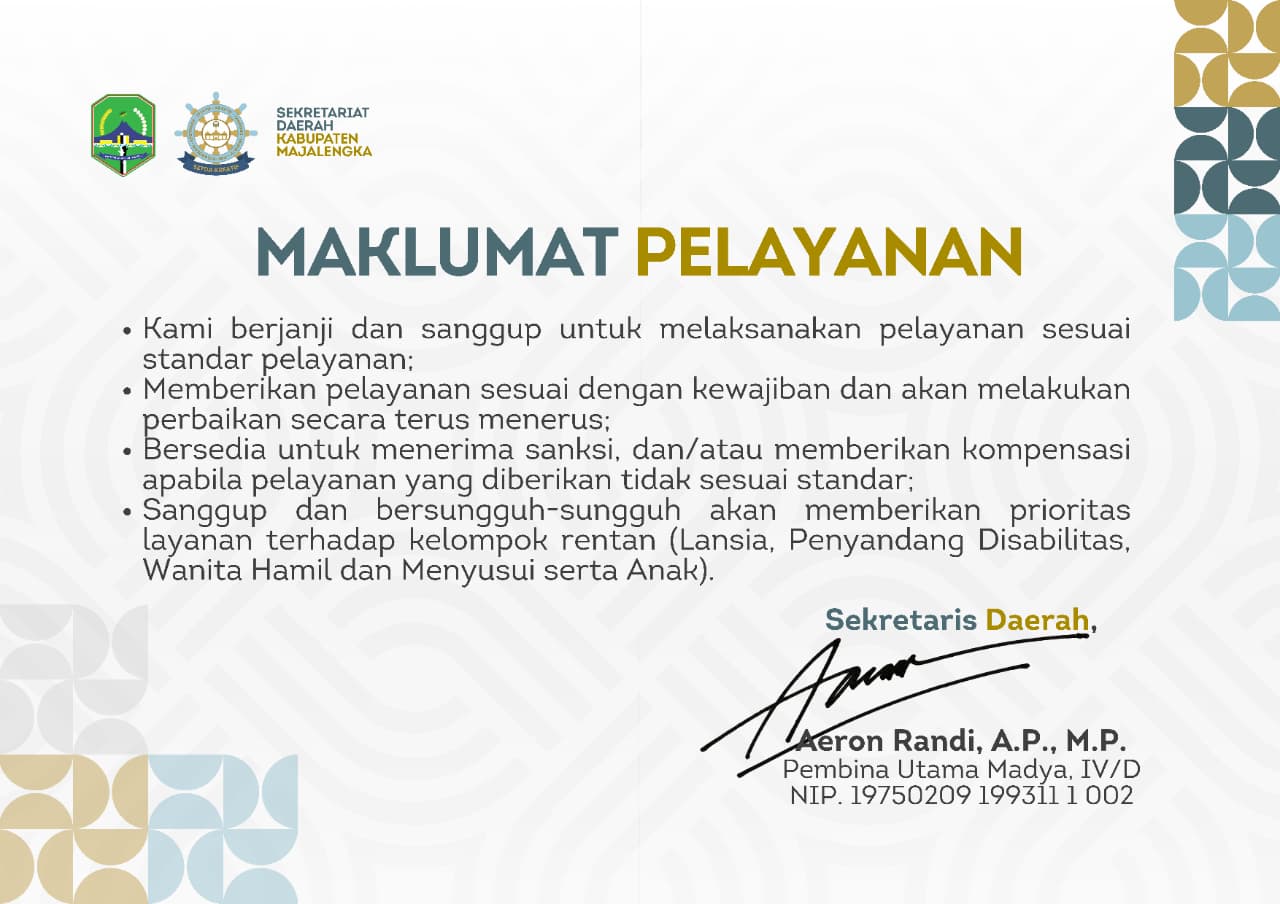 Maklumat Pelayanan