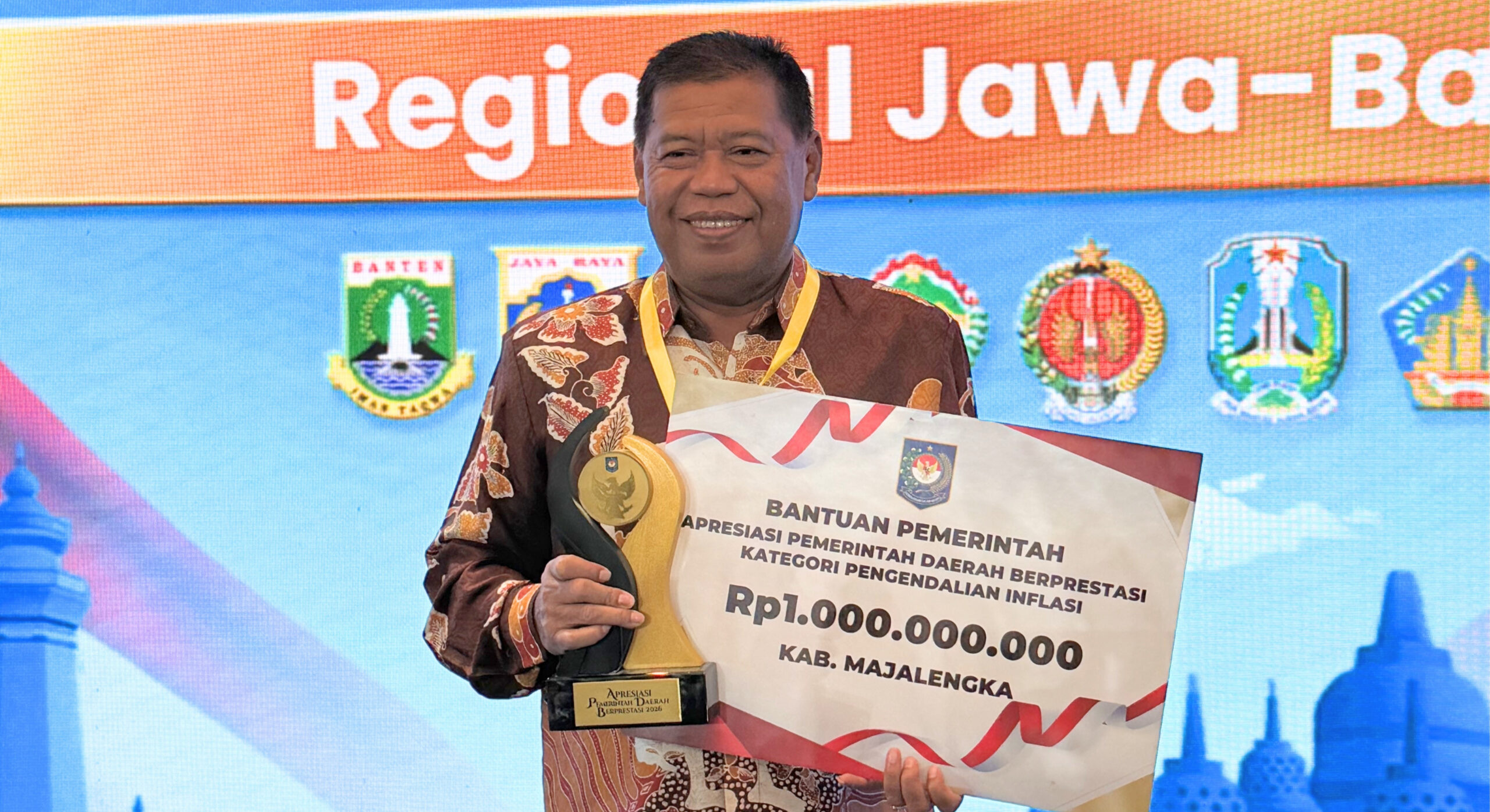 Majalengka Raih Penghargaan Nasional Pengendalian Inflasi, Bupati Eman Suherman, Bukti Kerja Nyata Menjaga Stabilitas Harga
