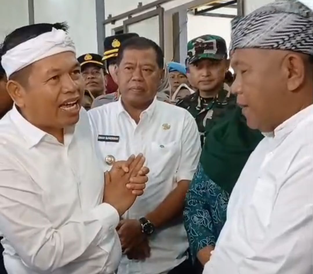 Dedi Mulyadi Tinjau Pergerakan Tanah di Malausma, Siapkan Hunian untuk Warga Terdampak.