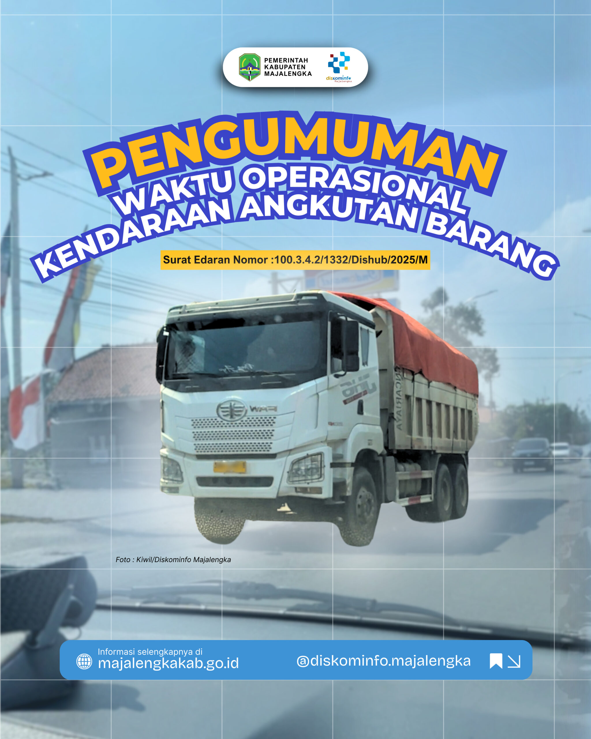 PEMERINTAH KABUPATEN MAJALENGKA TERBITKAN ATURAN WAKTU OPERASIONAL KENDARAAN ANGKUTAN BARANG