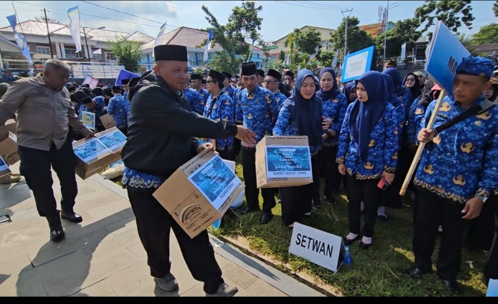 Moment HUT KORPRI ASN Majalengka Kumpulkan Donasi 51 Juta untuk Korban Bencana Alam Aceh dan Sumatera