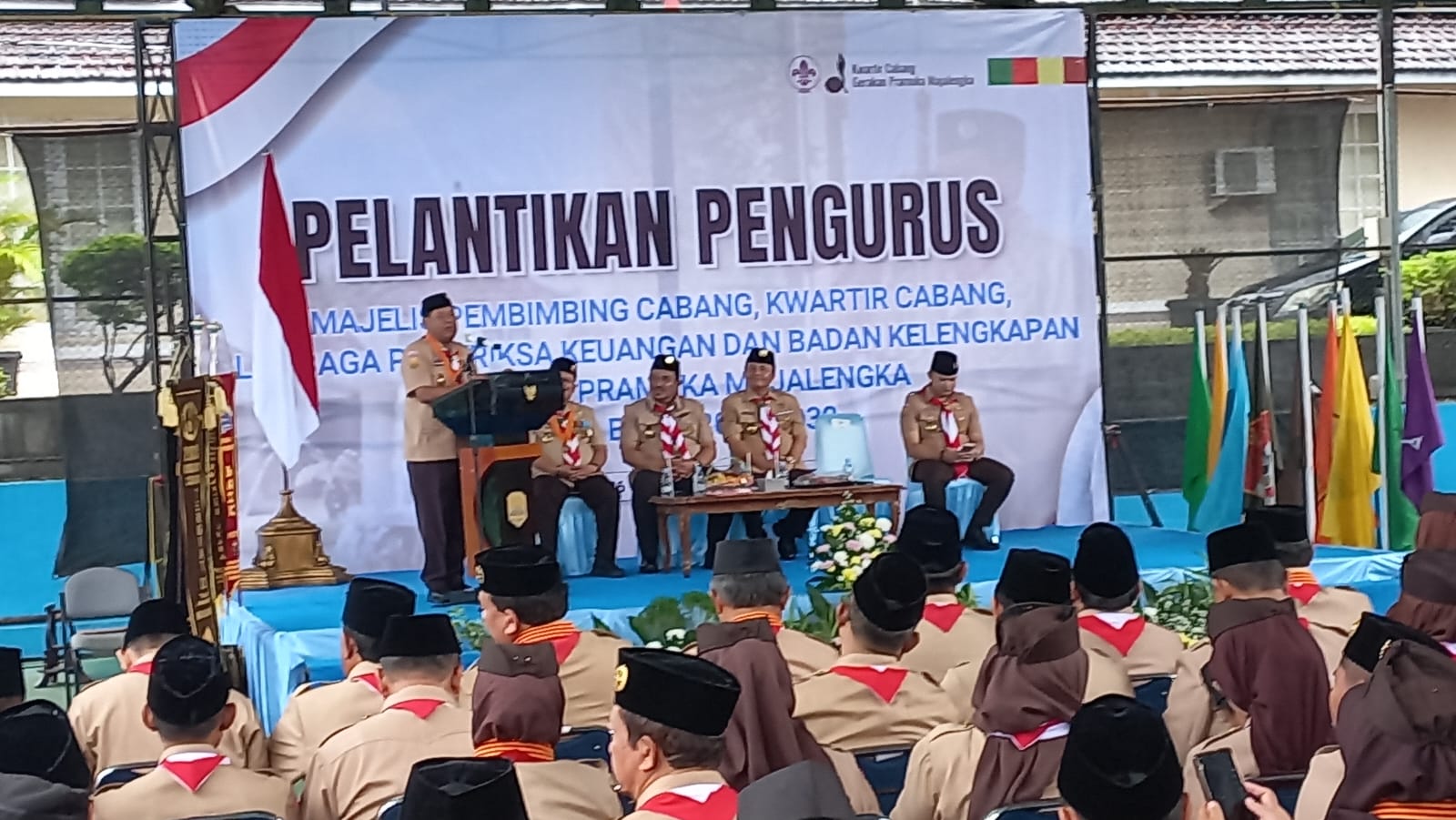 Kepengurusan Kwarcab Pramuka Majalengka Masa Bakti 2025–2030 resmi di Kukuhkan.