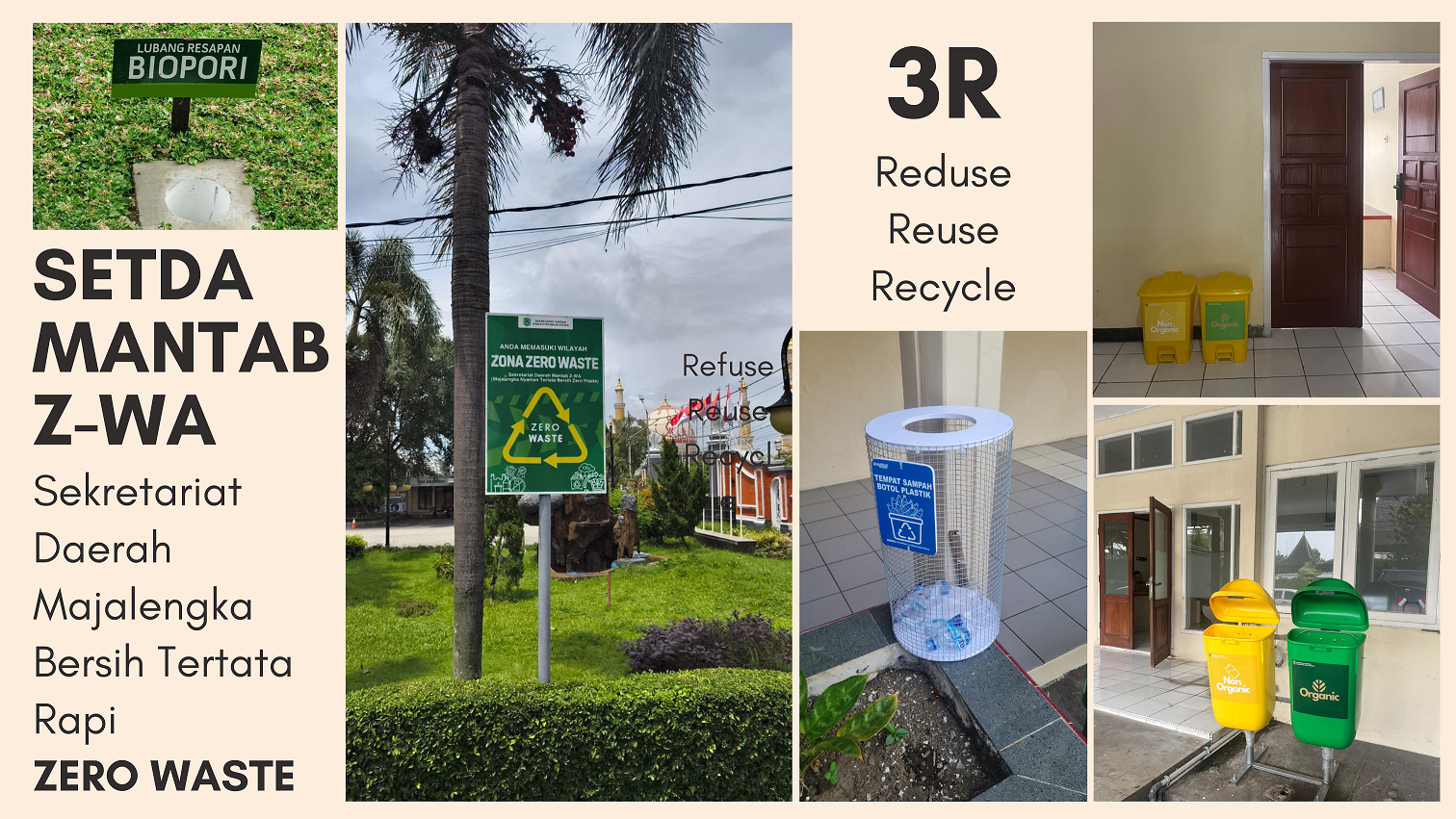 Wujud Nyata Kepedulian terhadap Lingkungan: Sekretariat Daerah Mantab Z-Wa (Majalengka Tertata Bersih Zero Waste)