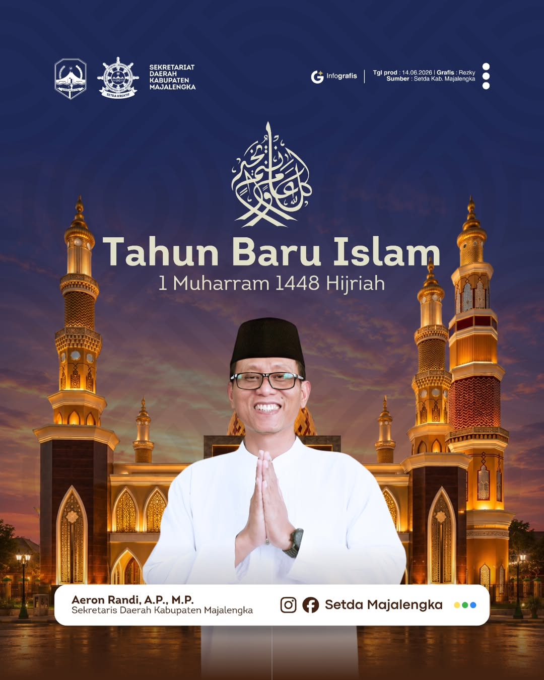Selamat menyambut dan memperingati Tahun Baru Islam 1 Muharram 1448 Hijriah!